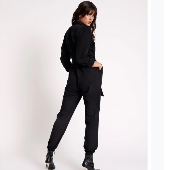 ONE TEASPOON Sz XXS Black Claudia Overalls Jumpsuit Revolve $199 new - Picture 6 of 10